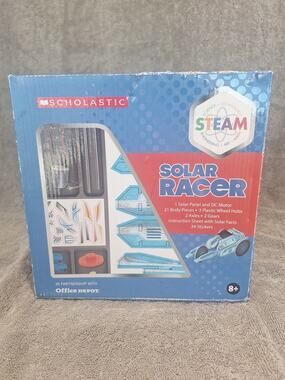 Scholastic Solar Racer STEAM Kit Sealed Build Your Own Car 8+ - Unplayed With